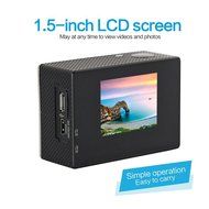 Mira-Tech Waterproof Action Camera 12MP 1080P HD with 2 Batteries and Free Accessories Kit (Silver) N2