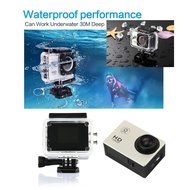 Mira-Tech Waterproof Action Camera 12MP 1080P HD with 2 Batteries and Free Accessories Kit (Silver) N4