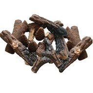18 Piece Petite Ceramic Wood Gas Log Set