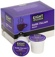Eight O'Clock Dark Italian Roast K-Cups (72 count) N2