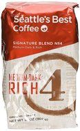 Seattle's Best Level 4 Medium Dark &amp; Rich Ground Coffee 32 Oz. Bag (Pack of 2)