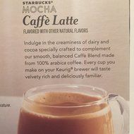 Starbucks - K Cups 6 ct - Mocha Caffe' Latte - ( Pack of 2 ) N2