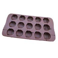 JLHua 2PCS 15-Cavity Different Pig Expression Silicone Cake Soap Decoration Mold Ice Cube Tray