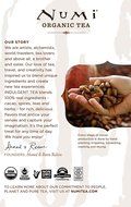 Numi Organic Indulgent Tea, Chocolate Rooibos, Caffeine Free Herbal Teasan, 12 Count Tea Bags (Pack of 3) N4