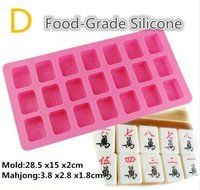 Lariy Chocolate Maker Food-Grade PC /Silicone Chocolate Mold Chinese Mahjong N6