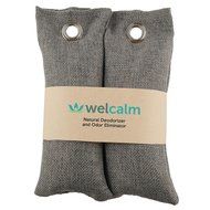 Welcalm Natural Deodorizer and Odor Eliminator &ndash; Activated Charcoal Smell Absorber for Shoes, Boxing Gloves and... N2
