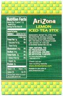 AriZona Lemon Iced Tea Iced Tea Stix Sugar Free, 0.7-Ounce Boxes (Pack of 6) N2