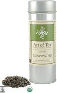Fair Trade Organic Gunpowder Loose Leaf Green Tea - 4.5oz Tin N2