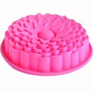 1 X 9" Sunflower Bread Pie Flan Tart Birthday Party Cake Silicone Mold Pan Bakeware N18