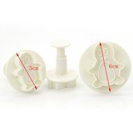 DUFUSTORE Fondant Cake Bread Cookie Decorating Sugarcraft Plunger Cutter Tool Mold Penguin