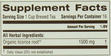 Traditional Medicinals Herbal Tea Organic Licorice Root -- 16 Tea Bags N5
