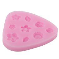 Kobwa(TM) Baby Shower Theme 3D Shoe Shape Silicone Cake Mold Candy Jelly Fondant Making Mold Tools (Pink) with... N27