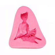 "dipshop 3D Ballet Girl Silicone Fondant Mold Chocolate Soap Mould Sugar Craft" shopping N6