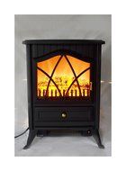 Black Free Standing Portable Electric Fireplace Heater TOP SELLING ITEM