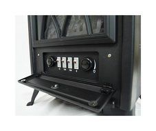 Black Free Standing Portable Electric Fireplace Heater TOP SELLING ITEM N2