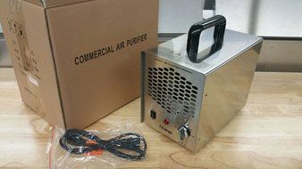 CleanAir Commercial or Industrial Stainless Steel Ozone Generator 14,000 Mg (14g) Air Deodorizer Ionizer, 120...