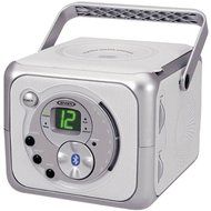 Jensen Portable Bluetooth(R) Music System With Cd Player "Product Category: Boom Boxes/Boom Boxes"