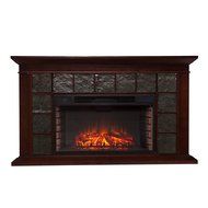 Newberg Electric Fireplace - Warm Brown Walnut N3