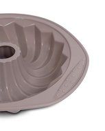 Internet&rsquo;s Best Silicone Fluted Spiral Cake Mold | Bundt Cake Pan | Bread Chocolate Bakeware | BPA Free N4