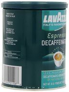 Lavazza Decaffeinated Espresso Ground Coffee, Medium roast, 8-Ounce Cans (Pack of 4) N6