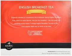 Twinings English Breakfast Tea, Keurig K-Cups, 24 Count N166