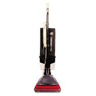 Electrolux Sanitaire Sanitaire Commercial Lightweight Bagless Upright Vacuum, 14 lbs, Gray/Red