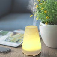YL-VV@ 100ml Aromatherapy Essential Oil Diffuser with Adjustable Mist Mode 7 Color LED Lights for Home Bedroom...