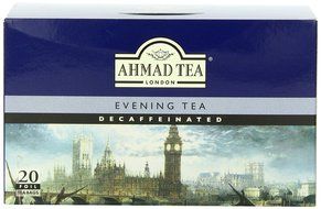 Ahmad Tea Decaffeinated Evening Tea, 20-Count Boxes (Pack of 6) N3