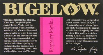 Bigelow Raspberry Royale Black Tea, 20-Count Boxes (Pack of 6) N2
