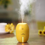 AutumnFall Portable USB Humidifier Air Purifier Steam Diffuser Mist Office Room (Yellow) N12