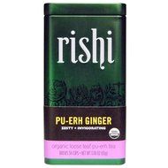 Rishi Tea Organic Pu-erh Ginger Loose Tea, 3 OZ (85g) box N2
