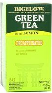 Bigelow Decaffeinated Green Tea with Lemon, 20-Count Boxes (Pack of 6) N6
