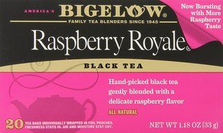 Bigelow Raspberry Royale Black Tea, 20-Count Boxes (Pack of 6) N3
