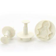 DUFUSTORE Fondant Cake Bread Cookie Decorating Sugarcraft Plunger Cutter Tool Mold Penguin N4