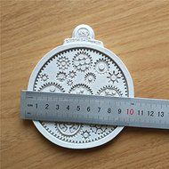 "Steampunk Gears Silicone Fondant Cake Mold Cupcake Mould Chocolate Baking Tools for Cakes" shopping