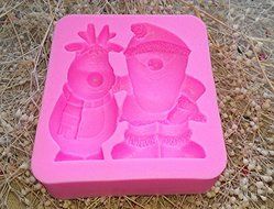 Design 264 Christmas Theme Silicone 3D Fondant Cake Mold ,Cake Decoration Tool,Silicone Soap Mold
