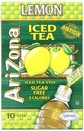 AriZona Lemon Iced Tea Iced Tea Stix Sugar Free, 0.7-Ounce Boxes (Pack of 6) N3