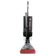 Electrolux Sanitaire Sanitaire Commercial Lightweight Bagless Upright Vacuum, 14 lbs, Gray/Red N2