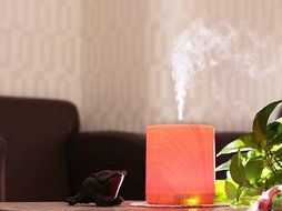 SPAharmony 400ml Wood Grain Aromatherapy Essential Oil Diffuser, Ultrasonic Cool Mist Aroma Humidifier (Up to...