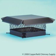 HY-C COMPANY 05109 13 in. x 18 in. Hy-C Black Chimney Cap