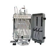 Portable Unit Compressor Scaler+Curing Light+4 Hole Handpiece Tube