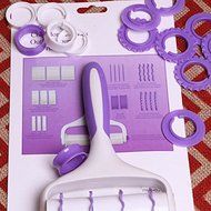 ASDOMO Fondant Cutter Strip Embosser Roller Wheel Set Sugarcraft Cake Decorating DIY Mould N8