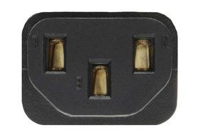 SF Cable, 15ft 16 AWG Universal Power Cord - IEC320 C13 to NEMA 5-15P SJT 13A