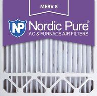 Nordic Pure 20x20x5HM8-1 MERV 8 Honeywell Replacement Air Filter , Box of 1