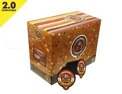 Crazy Cups Cinnamon Churro Flavored Coffee Single Serve Cups, 22 Count
