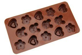 On The Journey - Love Heart-shaped Bear Flower Muffin Sweet Candy Jelly Ice Silicone Mould Mold Wedding Party... N2