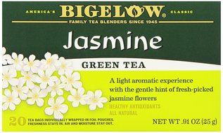 Bigelow Green Tea with Jasmine 20-Count Boxes (Pack of 6) N4