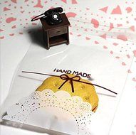 200 PCS Lovely Cute OPP Self Adhesive Cookie Bakery Candy Biscuit Treat Party Bag (Lace 11*10+3) N3