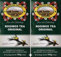 Rooibos Tea: 100% Natural South African (80 Oxygen Bleached Bag Count 7.0oz) Red Bush Healthy Herbal Tea. Caffeine...