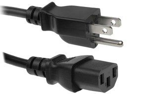 SF Cable, 15ft 16 AWG Universal Power Cord - IEC320 C13 to NEMA 5-15P SJT 13A N2